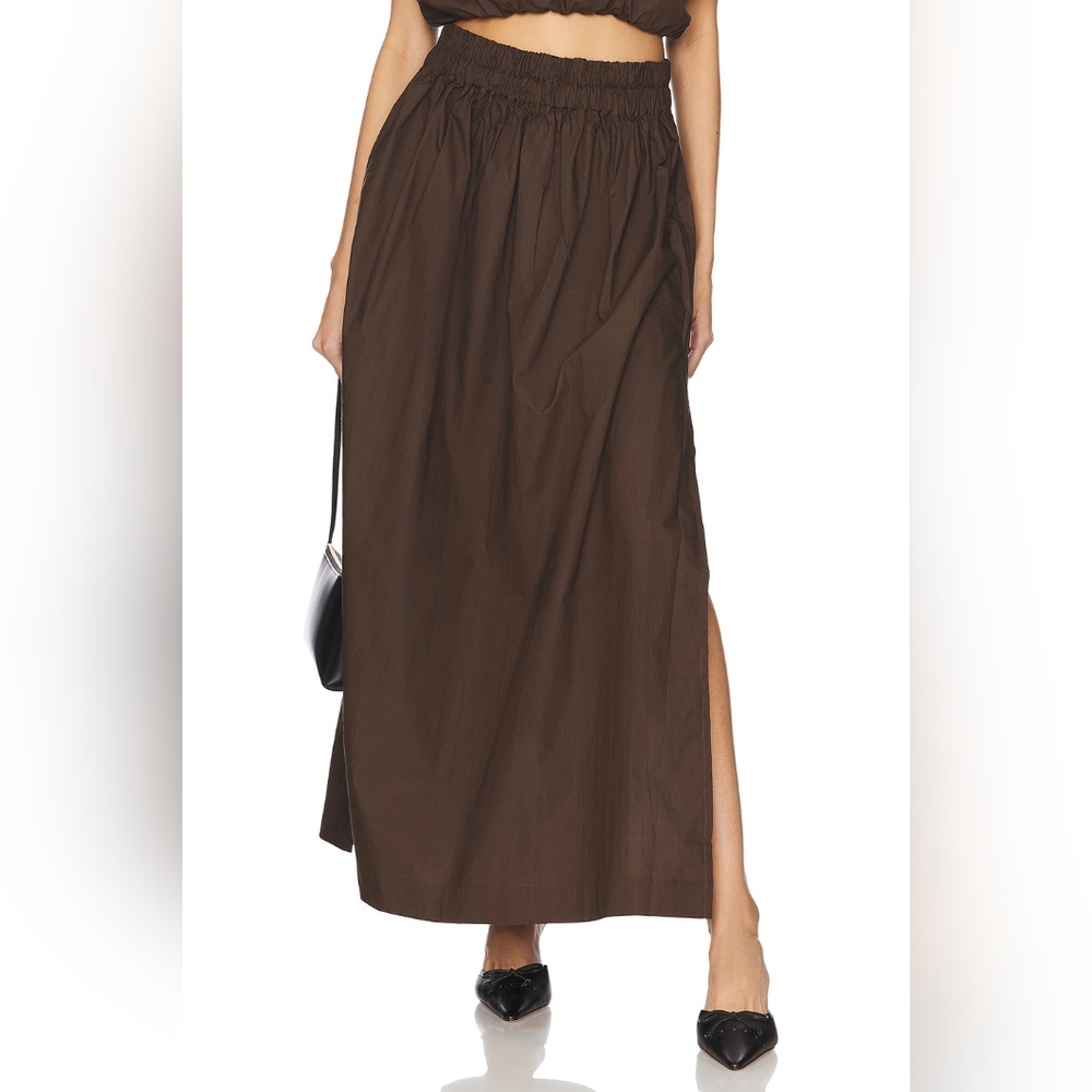 NWT Mikoh Delia Skirt In Brown